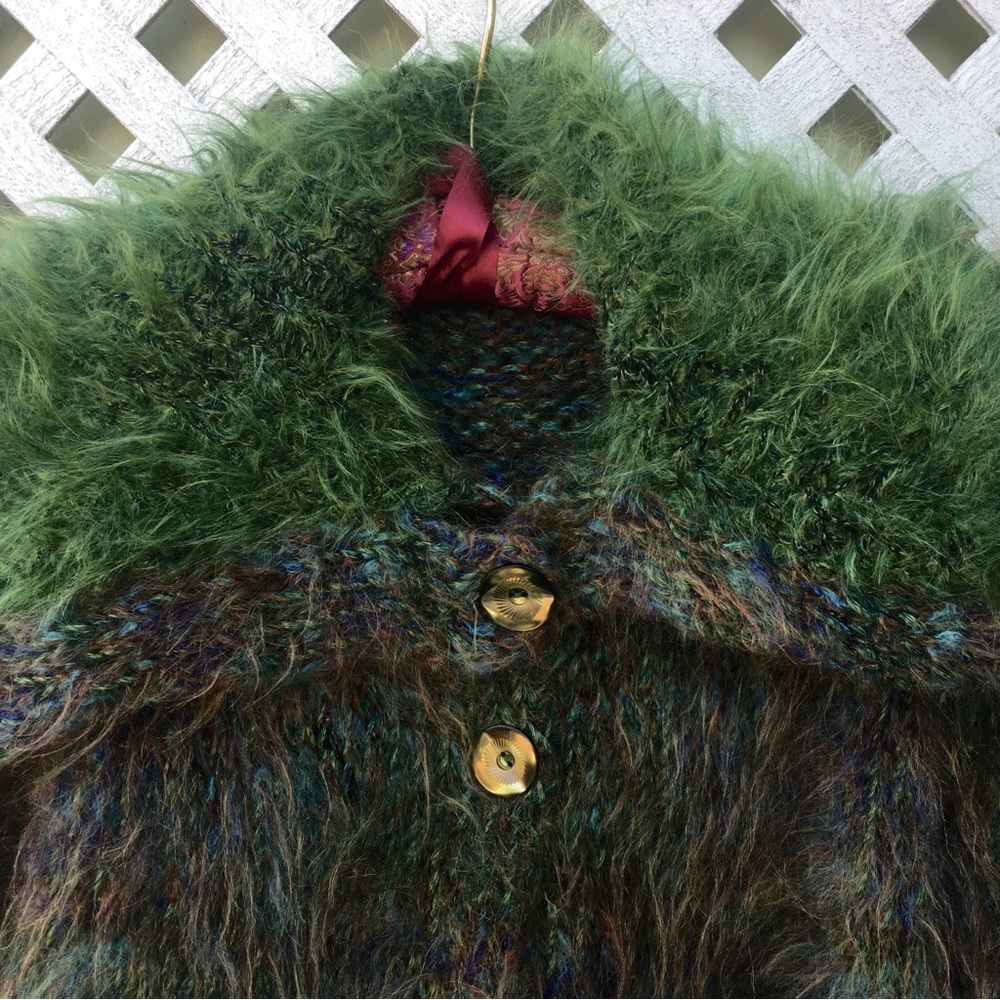 MOHAIR JACKET HAND KNITTED - Picture 3 of 5